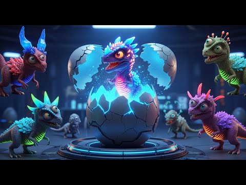 Epic Egg Hatching Challenge Releasing a Whole Set of Unique Genetically Mutated Dinosaurs
