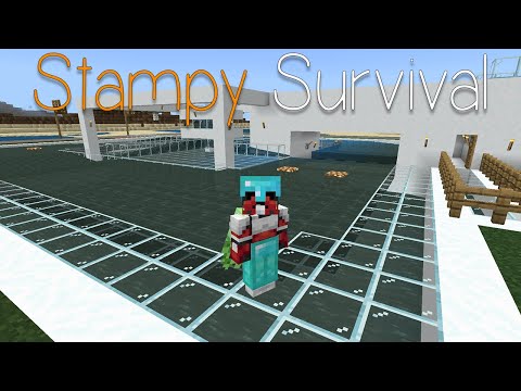 Building Stampy's Lovely World In Minecraft Survival - Live!