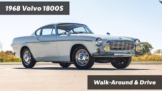 1968 Volvo 1800S 4-Speed Walkaround and Driving POV