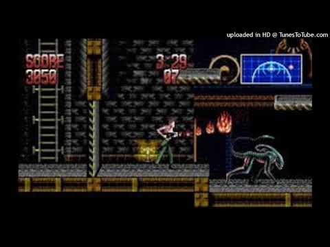 Sega Mega Drive - Genesis  - Alien 3 - Main Title Part 2 - Matt Furniss - STage Three - Future Space