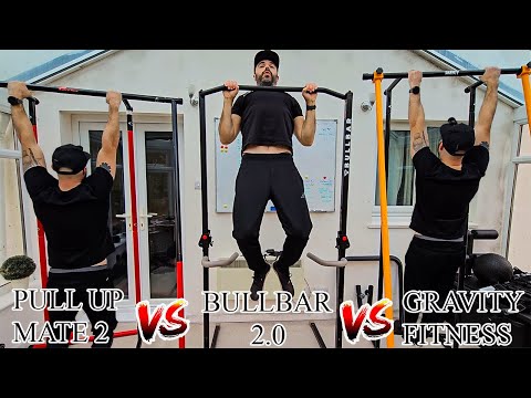 BullBar 2.0 Vs Pull Up Mate 2 Vs Gravity Fitness  - Best Portable Pull up Bar ShowDown