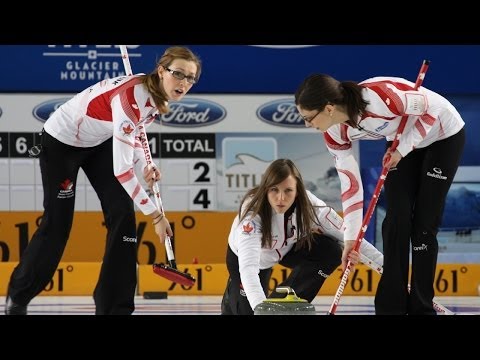 CURLING: USA-CAN World Women's Chp 2014 - Draw 8