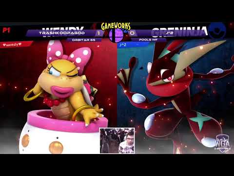 TrashKoopaGod (Wendy) vs. J^2 (Greninja) - Orbitar 65 - Pools