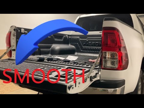 Hilux Tailgate Strut Upgrade: making the tailgate not fall down anymore