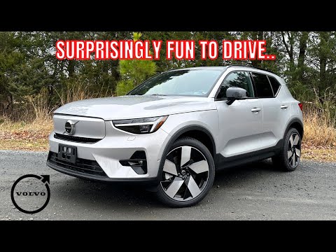 2023 Volvo XC40 Recharge Twin AWD ULTIMATE - REVIEW and POV DRIVE - FAST!