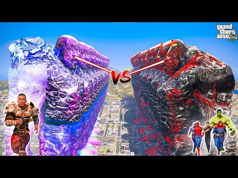 FRANKLIN STOLEN 10 HEAD SPACE GOD POWERS TO KILL LAVA GOD IN GTA 5 | GTA5 AVENGERS