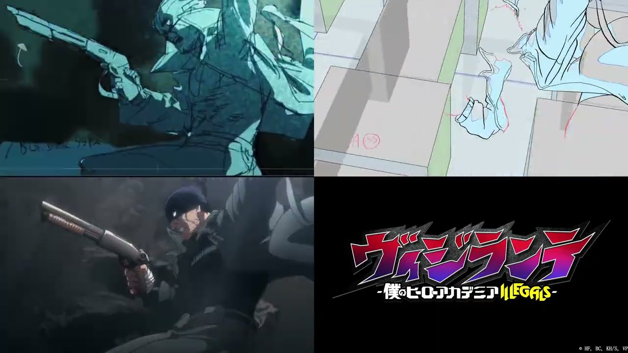 線撮ムービー from 『#ヴィジランテ 』第25話 #ヒロアカ #mha