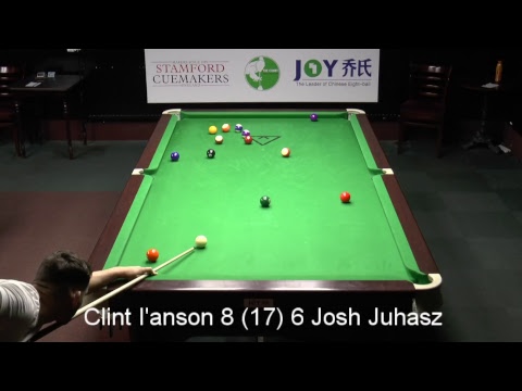Chinese 8 ball Qualifier ( Clint I'anson v Josh Juhasz)