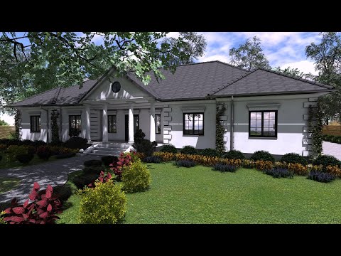 Projekt domu | "ZAŚCIANEK" | staropolski dworek | BO PROJEKTY