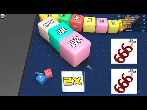 02 Million Cubes 2048.io - quick gameplay