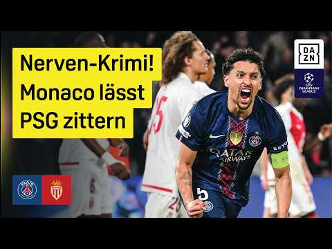 Paris Saint-Germain - AS Monaco | Playoffs | UEFA Champions League | DAZN Highlights