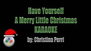 Christina Perri Have Yourself A Merry Little Christmas Karaoke