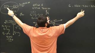 Friction & Newton's Laws Part 6 Boxes Pulled FBD Physics