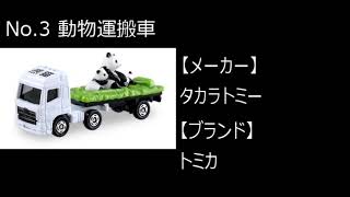 No.1～No.5　トミカ紹介