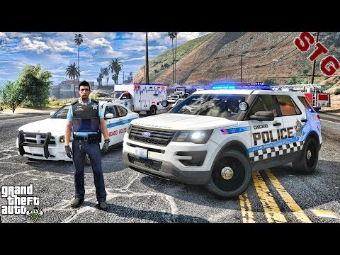 GTA 5 MODS LSPDFR 0.4.6 #68 - CHICAGO GANG UNIT PATROL !!! (GTA 5 REAL LIFE PC MOD)