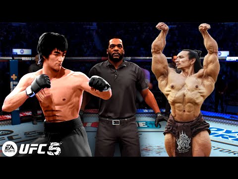 UFC 5 | Bruce Lee vs. Muscular Red Indian (EA Sports UFC 5)