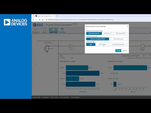 Signal Chain Designer: DC Error Simulation