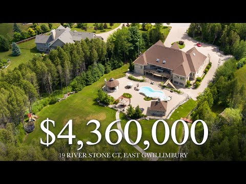 $4,360,000 - 12,000 Sf. Of Elegant Design & High-End Finishes - 19 River Stone Ct, East Gwillimbury