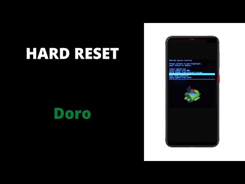 Doro : réinitialisation au démarrage : hard reset par touche