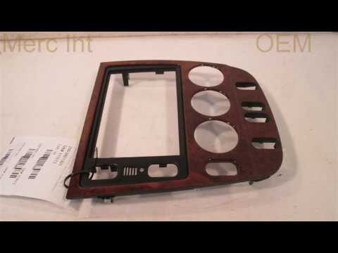 2000 Mercedes ML430 CENTER A/C RADIO WOOD GRAIN TRIM1636 - mbiparts.com Used OEM Mercedes Par... OEM