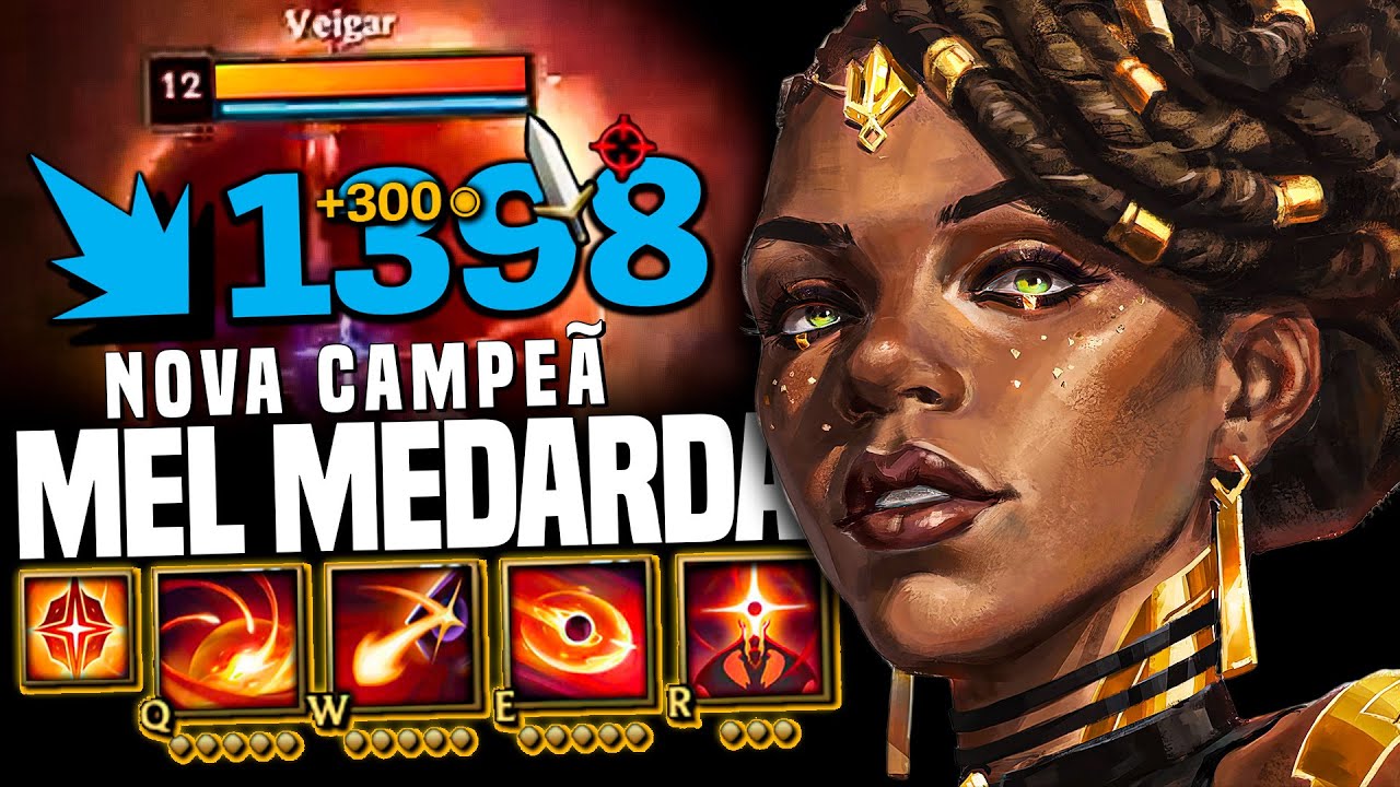 JOGUEI COM A NOVA CAMPEÃ MEL MEDARDA, ELA TÁ INSANA DE FORTE!!