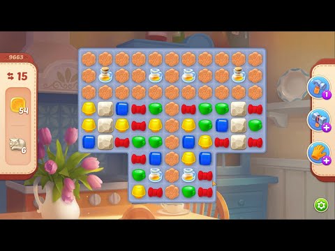 Homescapes Level 9663 No Boosters Gameplay