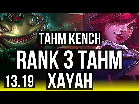 TAHM KENCH & Senna vs XAYAH & Karma (ADC) | Rank 3 Tahm, 2/0/8, 300+ games | BR Grandmaster | 13.19