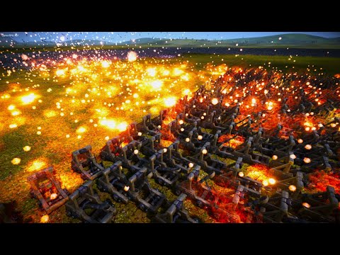 1000Catapult VS 400000HeavyKnight  | Ultimate Epic Battle Simulator 2 | FIRESupport