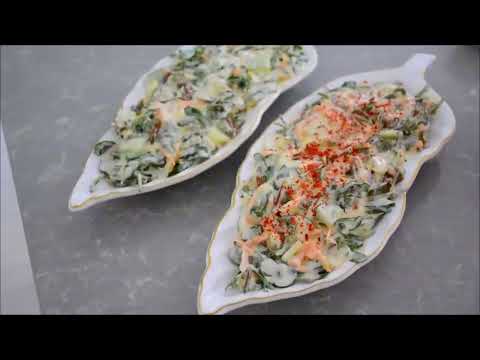 Refreshing Purslane Salad with Yogurt Dressing | Summer Delight ☀️🥗