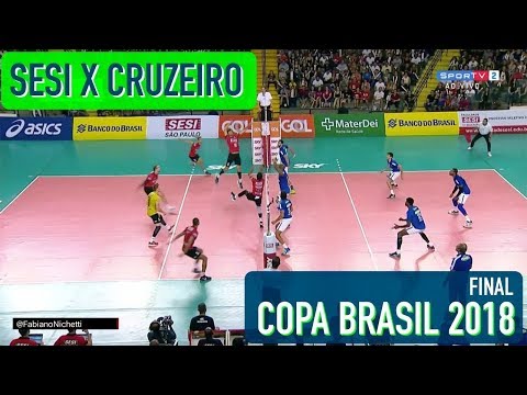 Sesi x Cruzeiro - Final - Copa Brasil Masculina de Vôlei 2018