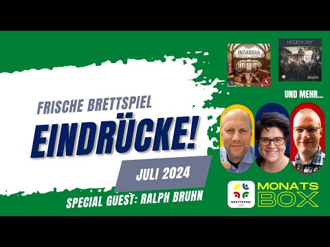 Brettspiel Eindrücke - Monatsbox der Brettspielbox Juli 2024