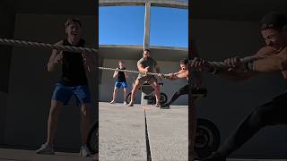 US Marines VS Bodybuilders in Tug of War!