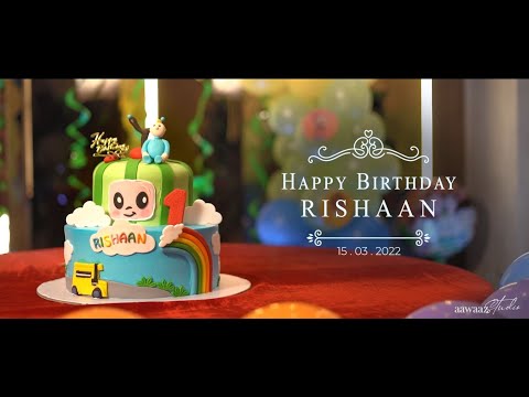 RISHAAN 1st Birthday Teaser | Best Birthday Party 2022
