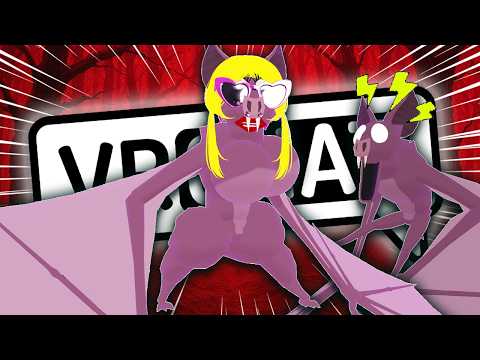 MOMMY BAT LEAVES THE BAT TO HUNT IN VRCHAT! - Funny Moments (99 Nights In The Forest)