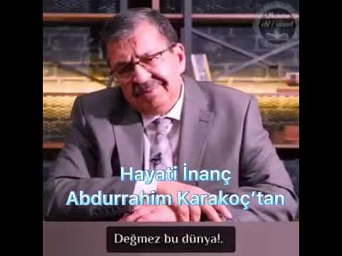 Sayın Hayati İnanç,  Abdurrahim Karakoç’tan Değmez bu dünya. Dinlemek ve ilham almak adına.
