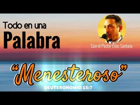 Menesteroso. Deuteronomio 15:7