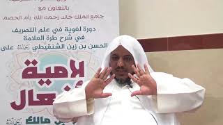 شرح طرة الحسن الشنقيطي على لامية الأفعال - 17 - الشيخ محمد محمود الشنقيطي image