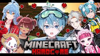 【ハードコアマイクラ】倒されたら即終了！？竜宮城メンツで鬼畜マイクラやる！！【ころん／すとぷり】