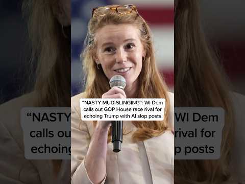 'NASTY MUD-SLINGING': WI Dem calls out GOP House race rival for echoing Trump with AI slop posts