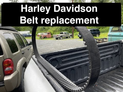 97 Harley Davidson Dyna wide glide belt replacement S&S drive belt