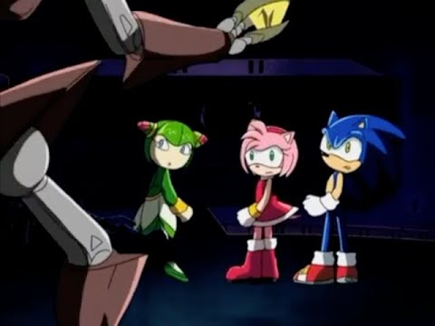 Sonic X Comparison: Sonic VS Metarex Troopers / Cosmo Gets Attacked By Metarex (Japanese VS English)