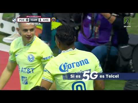 Gol de Roger Martínez  | Puebla 0-1 América | Liga BBVA MX - Apertura 2022 - Jornada 17