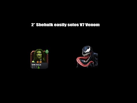 2* Shehulk easily solos V7 Venom