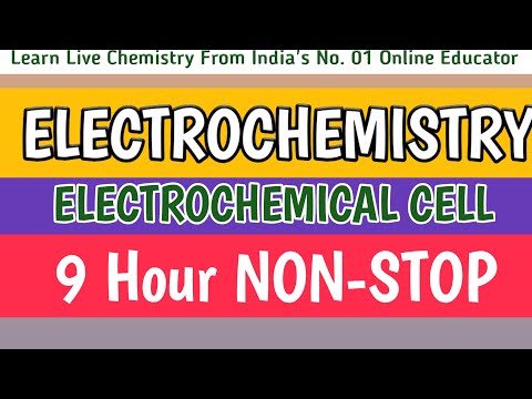 ELECTROCHEMISTRY | ELECTROCHEMICAL CELL IN ONE SHOT | Sunday Super marathon Class at 8 AM