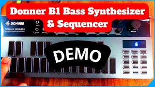 Video thumbnail for Donner B1 Bass Synthesizer Demo and Overview by Alan Hamilton Audio
