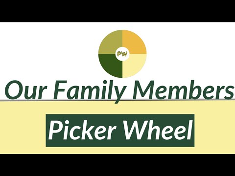 Family Members of Picker Wheel