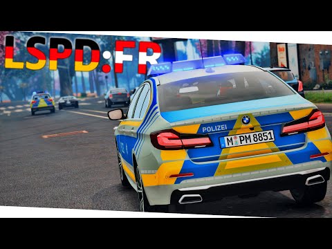 GTA 5 LSPDFR | CHASE | BMW 5 Series VS. Bugatti Veyron with about 1000 baths | GTA 5 Mods #67