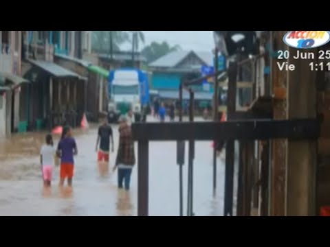 Alamikamba bajo agua: Río Prinzapolka inunda comunidad completa