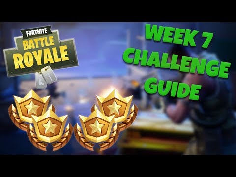 HOW TO COMPLETE ALL WEEK 7 CHALLENGES – SEASON 4 | FORTNITE BATTLE ROYALE TIPS/TUTORIALS