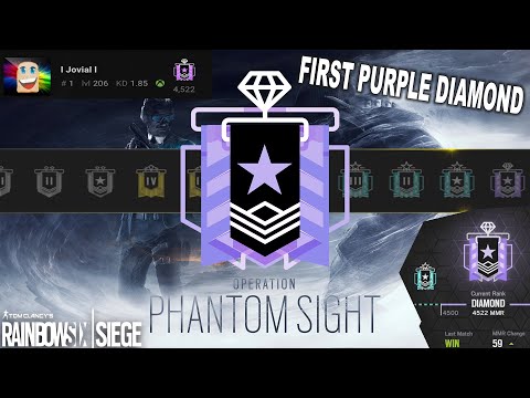 First Purple Diamond On Xbox - Rainbow Six Siege
